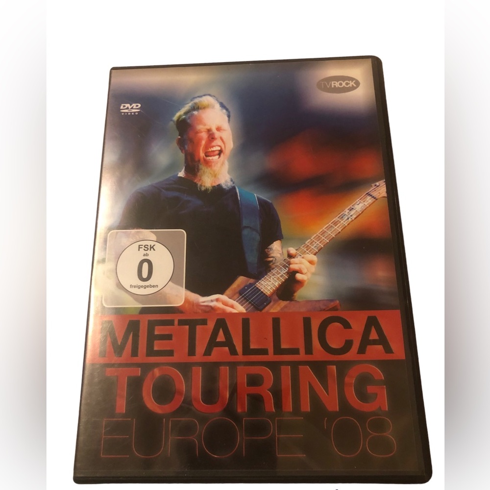 Metallica Touring Europe 2008 DVD TV Rock Master Of Puppets, One, Enter Sandman